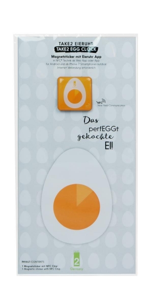 "Take2 Eieruhr" Magnetsticker mit Eieruhr App